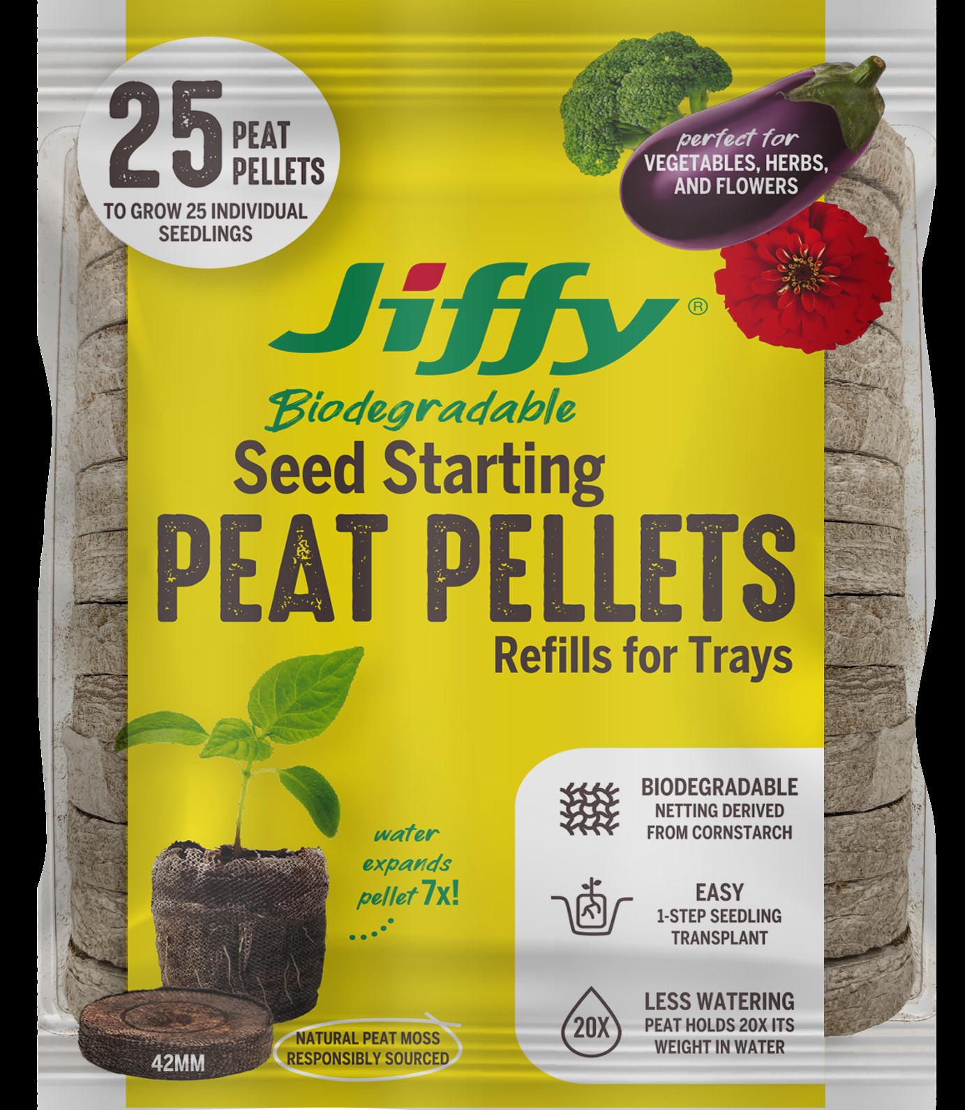 Jiffy Peat Pellets 25pk