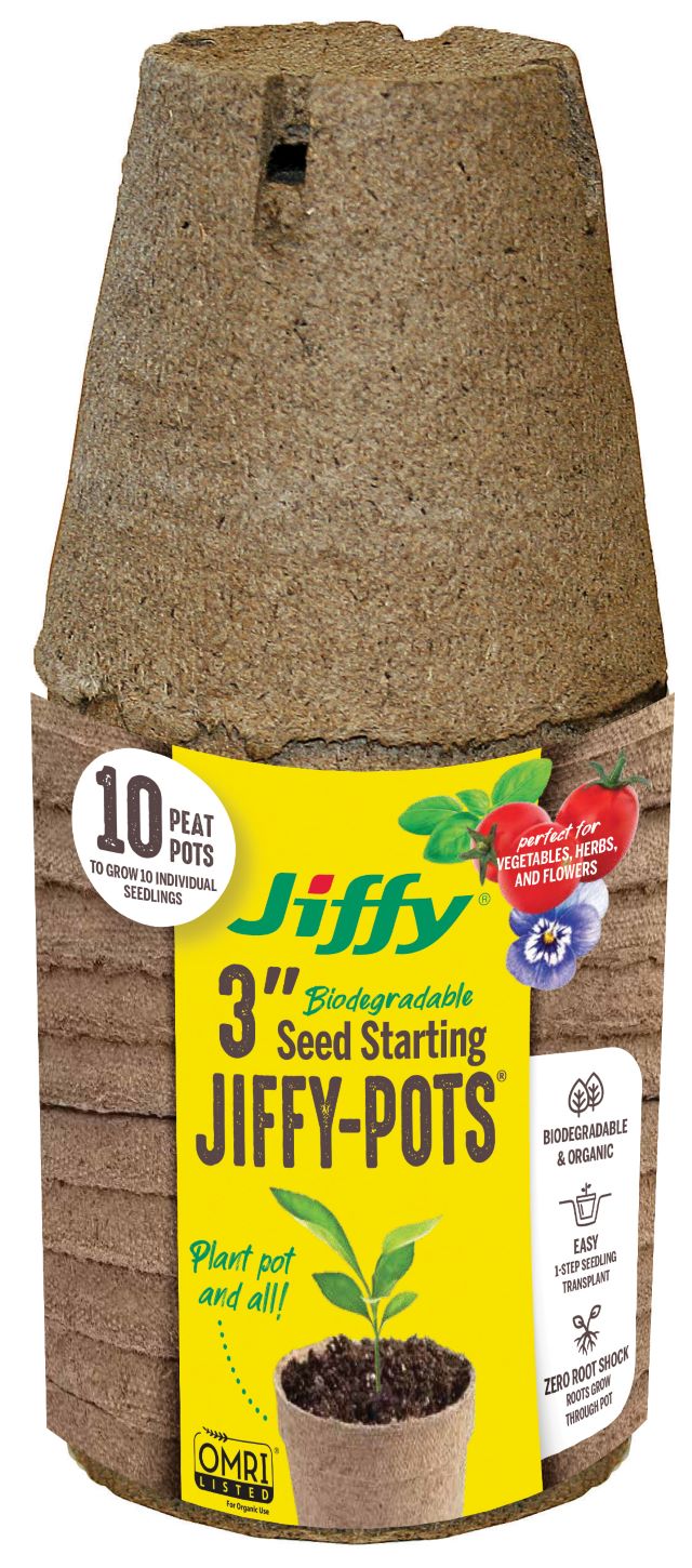 Jiffy Pots 3" Round 10 Pk